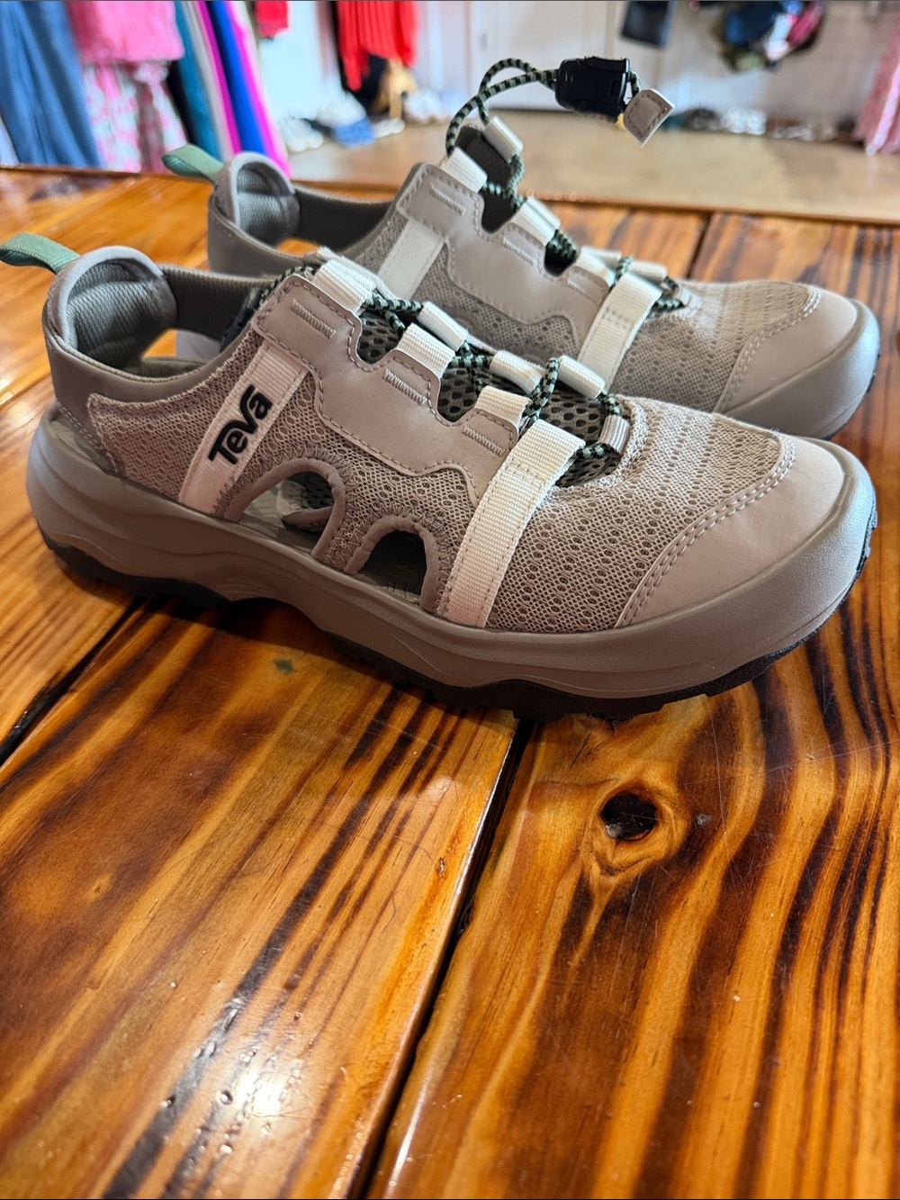 Teva women’s  Taupe Gray Hybrid Active Sandal